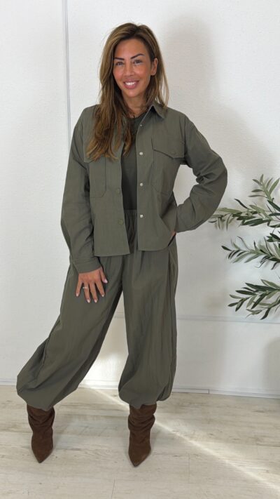 Co'Couture AcasiaCC Balloon LL pant Army