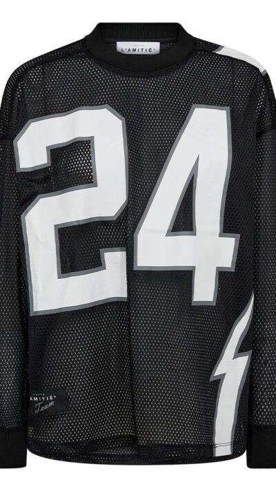 Haute L'amitie American Football LS Tee Black