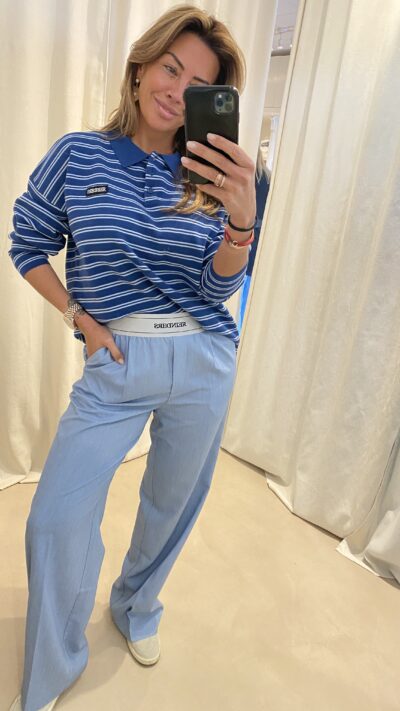 Reinders Indi Pants Light Blue