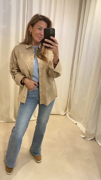 Peppercorn PCNarina Shirt Incense Beige