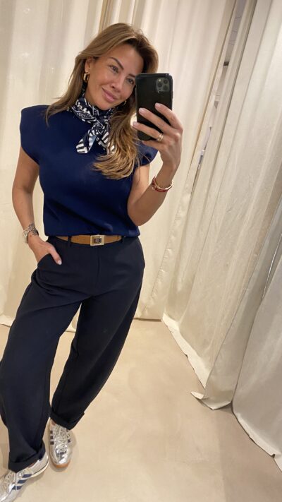 Minus MSFauna Knit Vest Sky Captain (Navy)