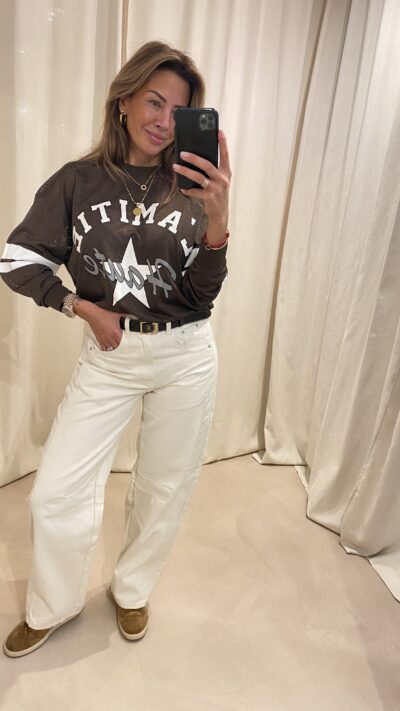 Haute L'Amitie Drift Star LS Tee Mocca