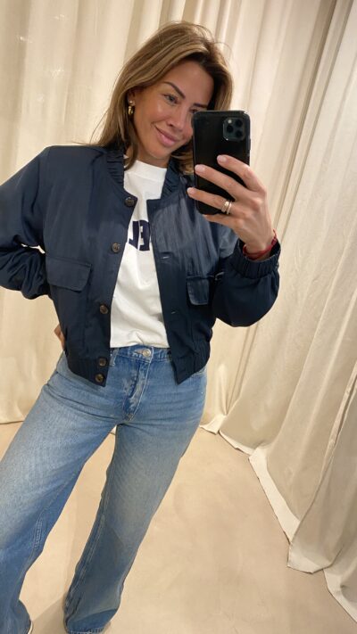 Peppercorn PCGrady Bomber Jacket Dark Navy