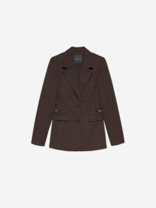 Nikkie Oxford blazer Coffee