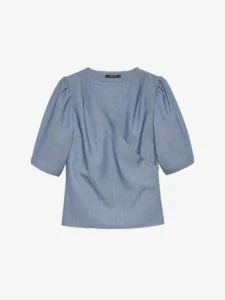 Nikkie Parisa blouse misty blue